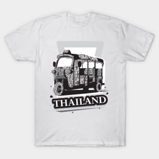 Traditional Thai Tuk Tuk Art T-Shirt